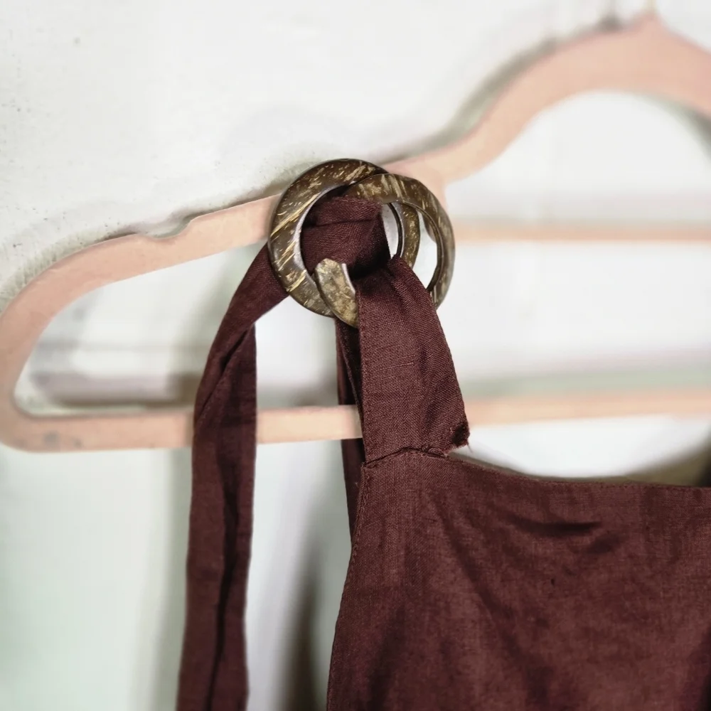 Free People Linen Jumpsuit Utility One Piece Overalls